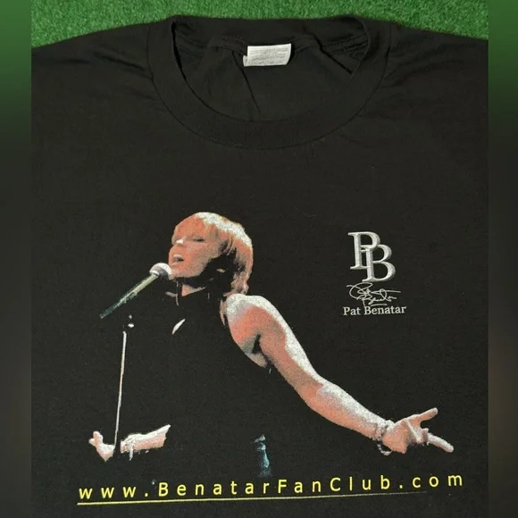 Vintage 90s Pat Benatar Fan Club 4XL Rock Concert Music T Shirt - Picture 2 of 7